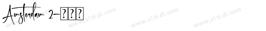 Amsterdam 2字体转换